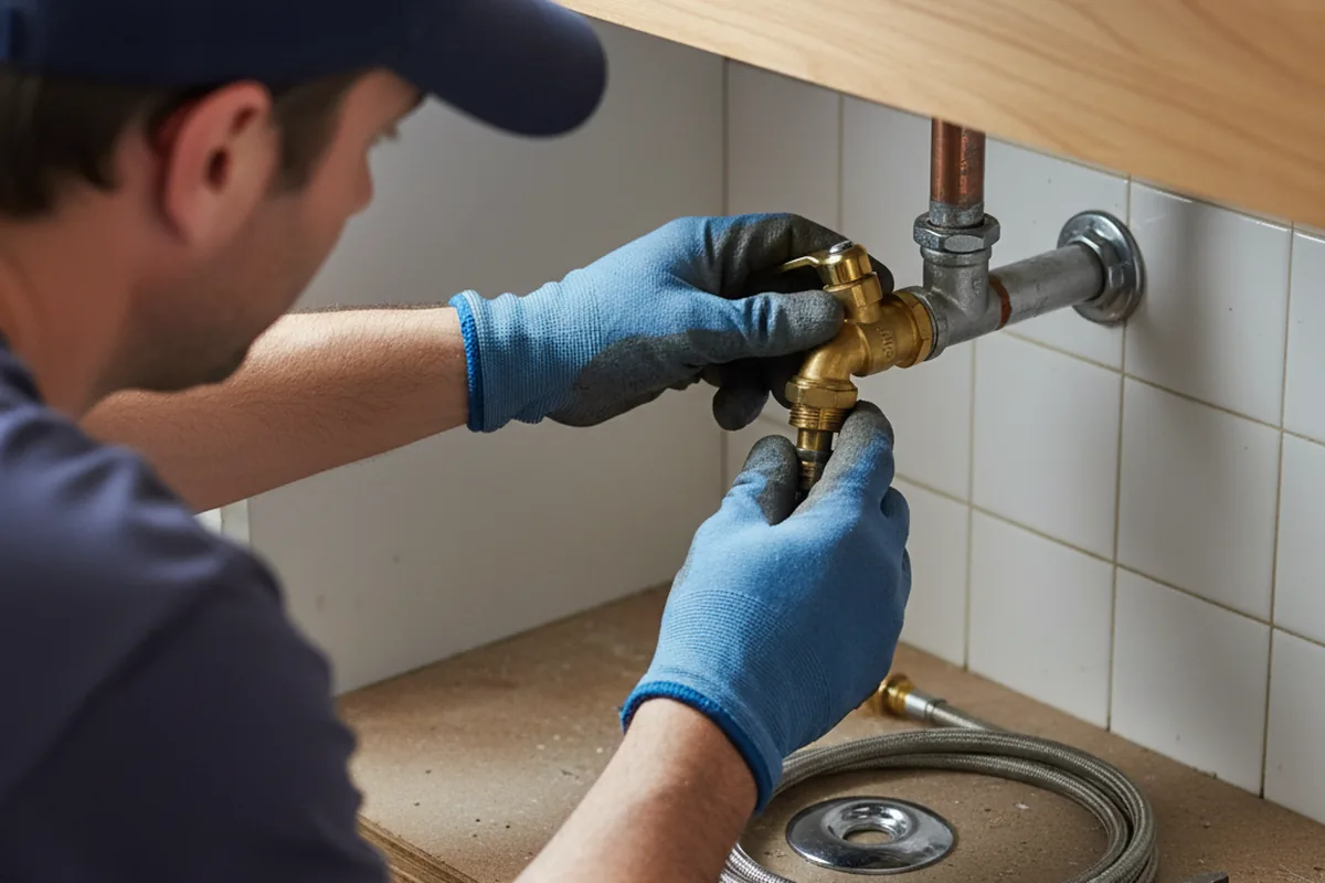 Shutoff valve and fitting work during Repiping in Rochester